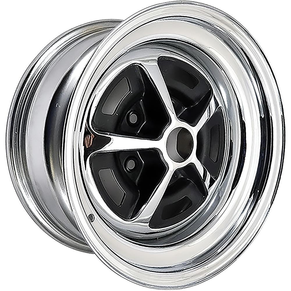 1969-70 Chevrolet 5 Spoke SS, 1966-72 Oldsmobile Superstock I Chrome Steel Wheel 14" x 7" 5 x 4-3/4" Bolt Pattern