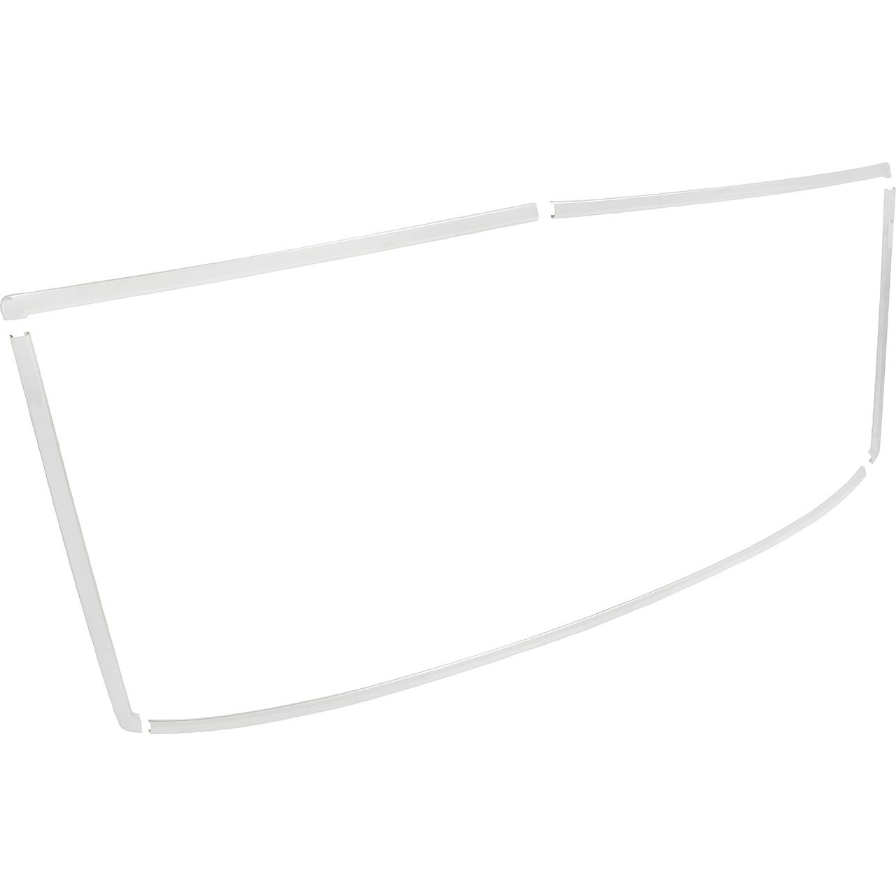 1964-65 Cutlass, Tempest, LeMans, Skylark, GTO Rear Window Reveal Molding Set 2-Door Sedan 5-Piece Set