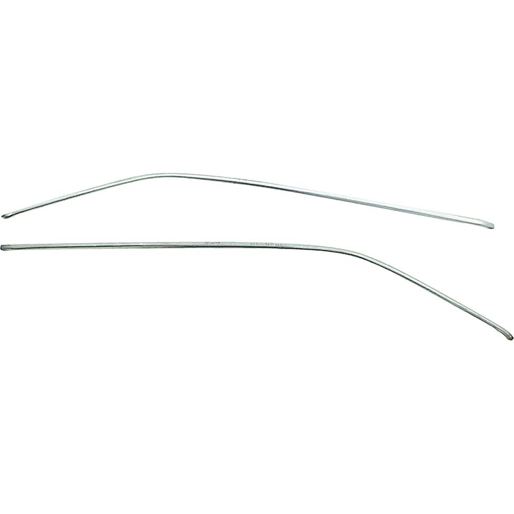 1966-67 Buick, Chevrolet, Oldsmobile, Pontiac A-Body 2-Door Coupe Drip Rail Molding Set 2 Pieces