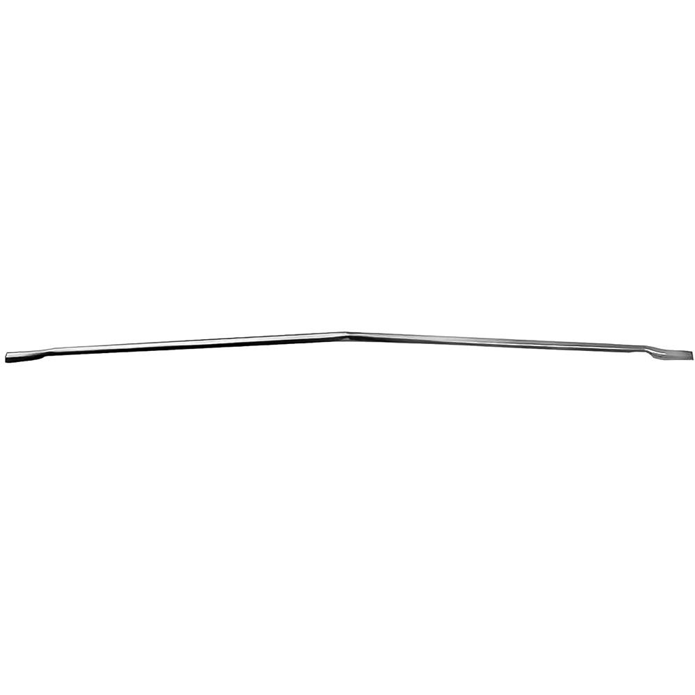 1966 Chevelle, Malibu, El Camino Valance Panel Molding Center Section Bright Finished Aluminum