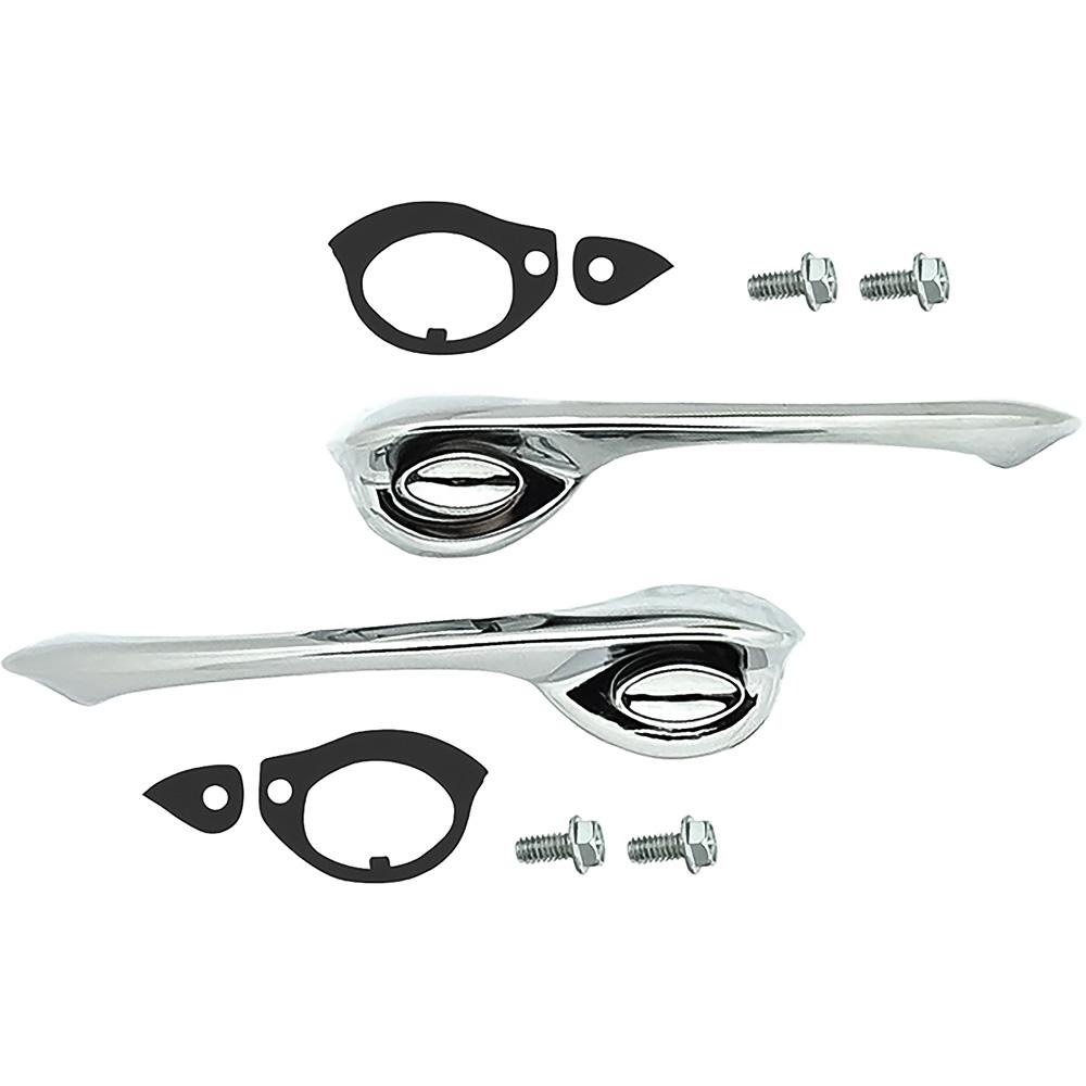 1964-67 Chevelle, Malibu, El Camino, 1966-67 GTO, Lemans, Tempest, 1970-72 Monte Carlo Exterior Door Handle Set