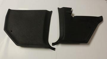 68-70 B-Body Black, Kick Panels - Pair