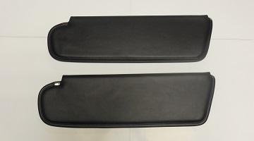 1974 E-Body Mopar, Black Sun Visor - Pair