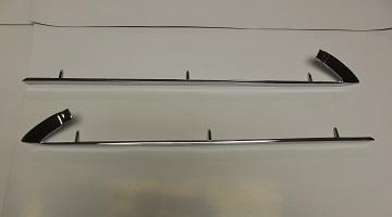 68-70 Charger, Vinyl Top Check Mark Trim Molding - Pair