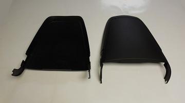1970 & some 1971 B & E-Body, Bucket Seat Backs - Black - Pair