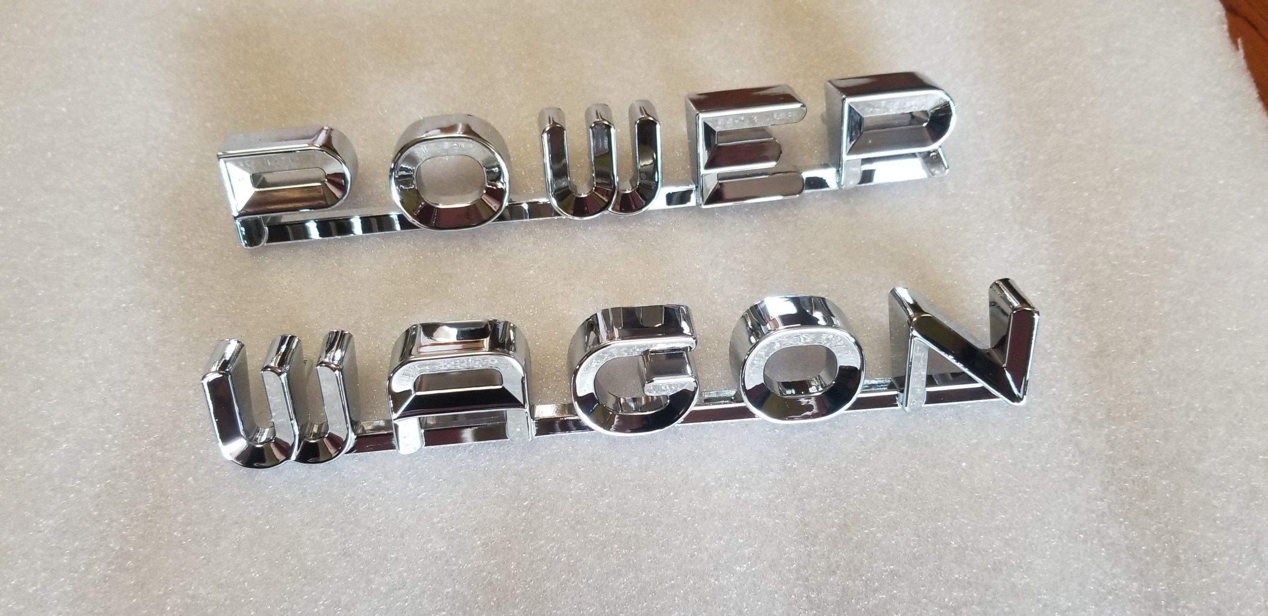 61-68 Dodge Truck Power Wagon Emblems