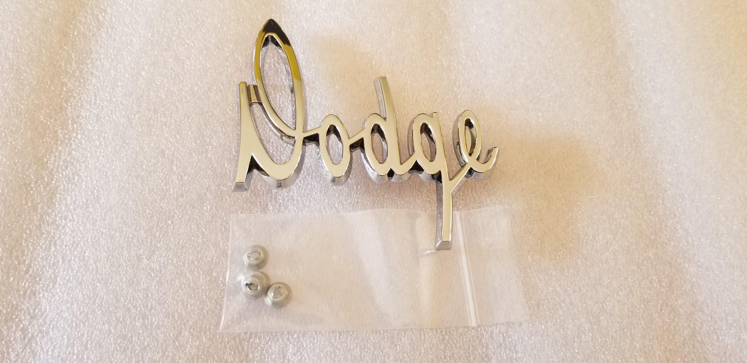 64-70 A100 Dodge Truck Van Door Emblem