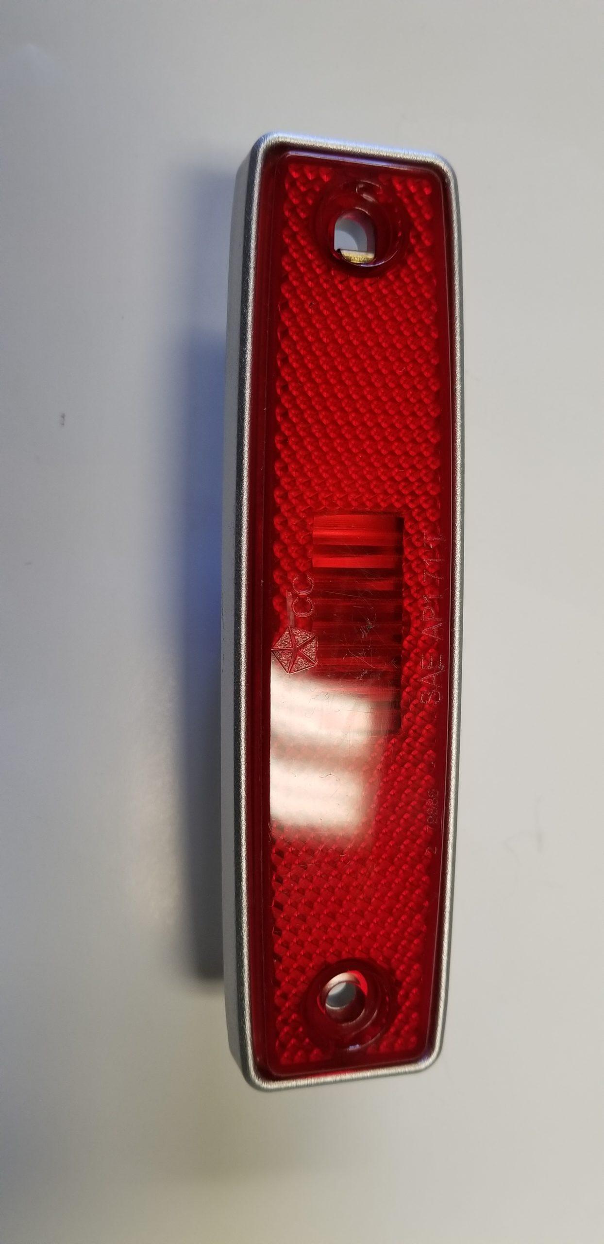 71-77 Dodge B-Series Van and Some 71 Dodge Truck Side Marker Light Red