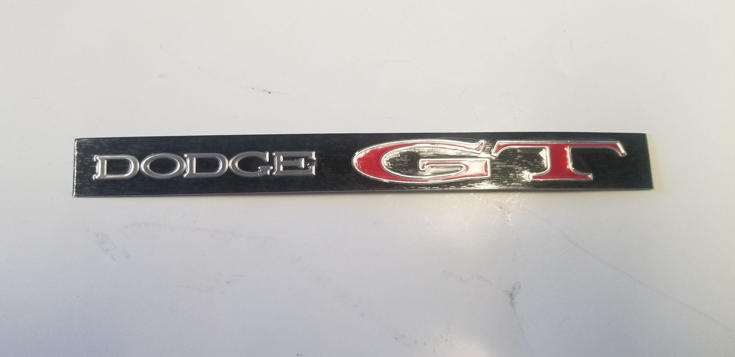 69 Dart GT Tail Panel Emblem Trunk