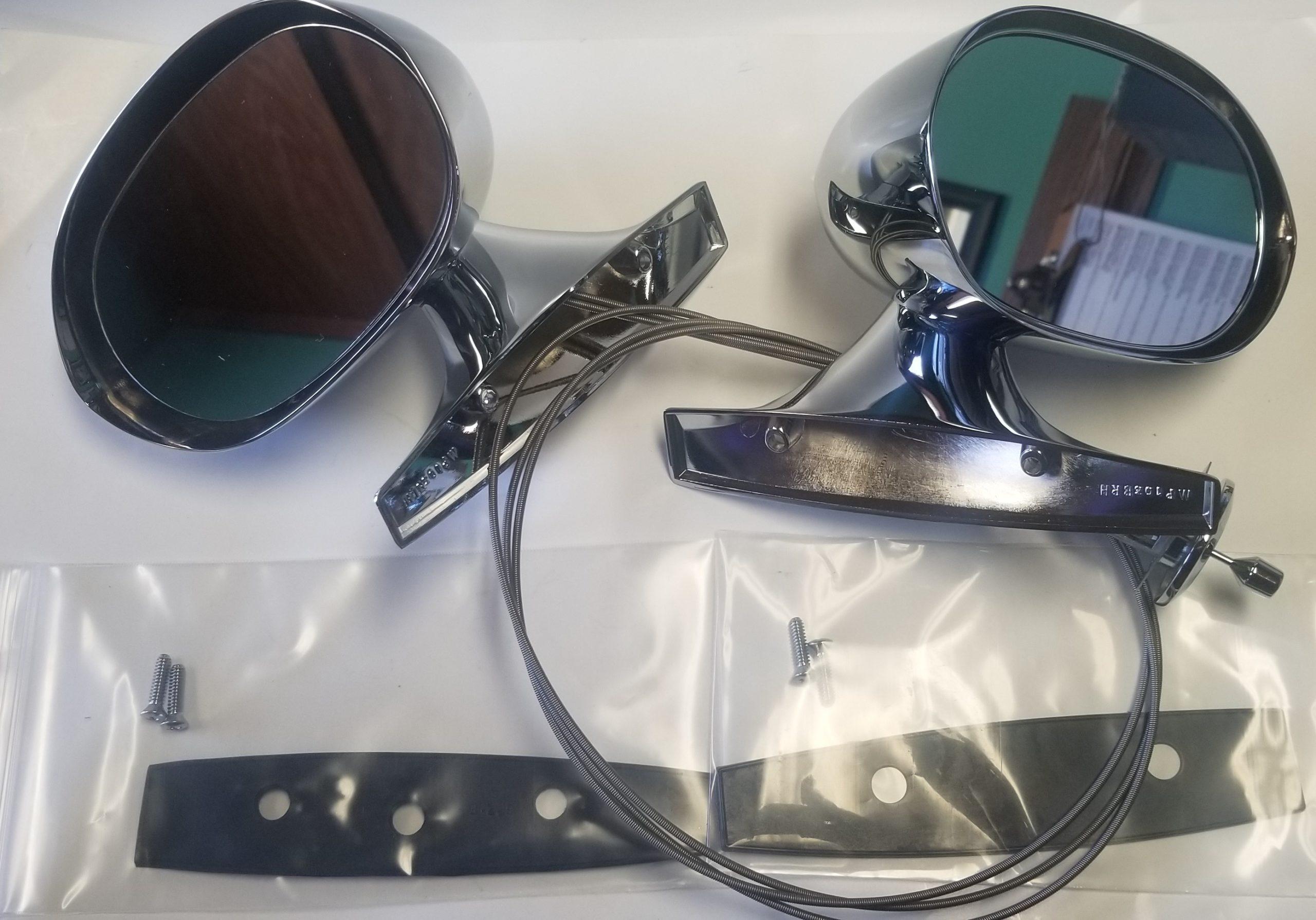 71-74 Cuda Challenger E-Body Chrome Mirrors
