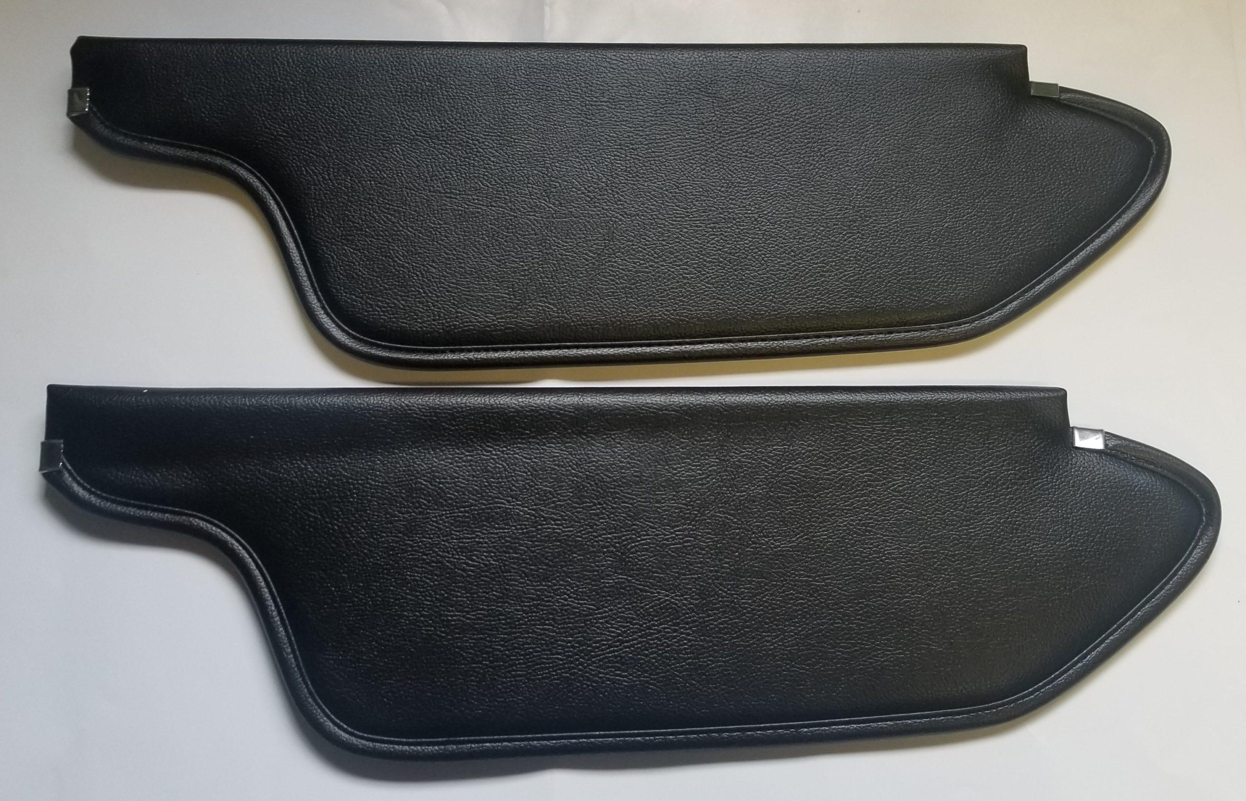 70-71 Dart Duster Demon A-Body Sun Visors Black Pair