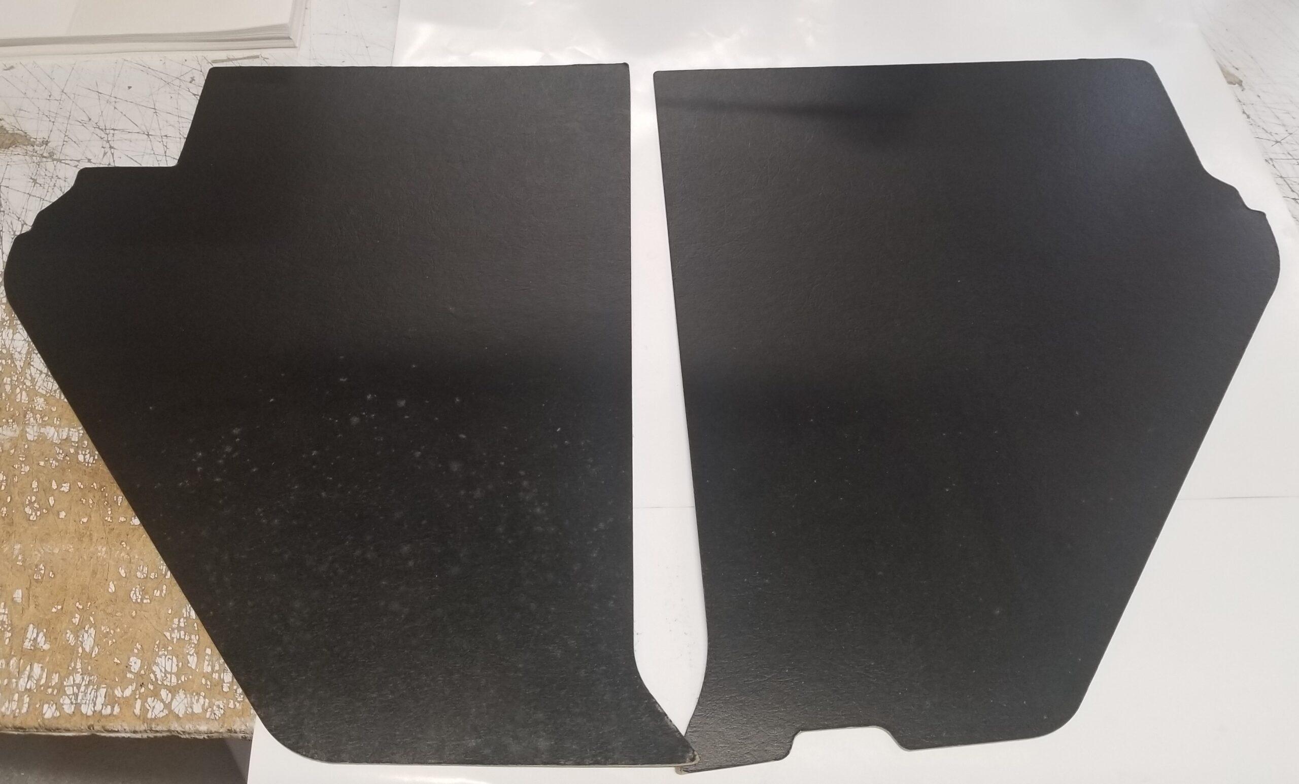 55-56 Desoto Kick Panels Black