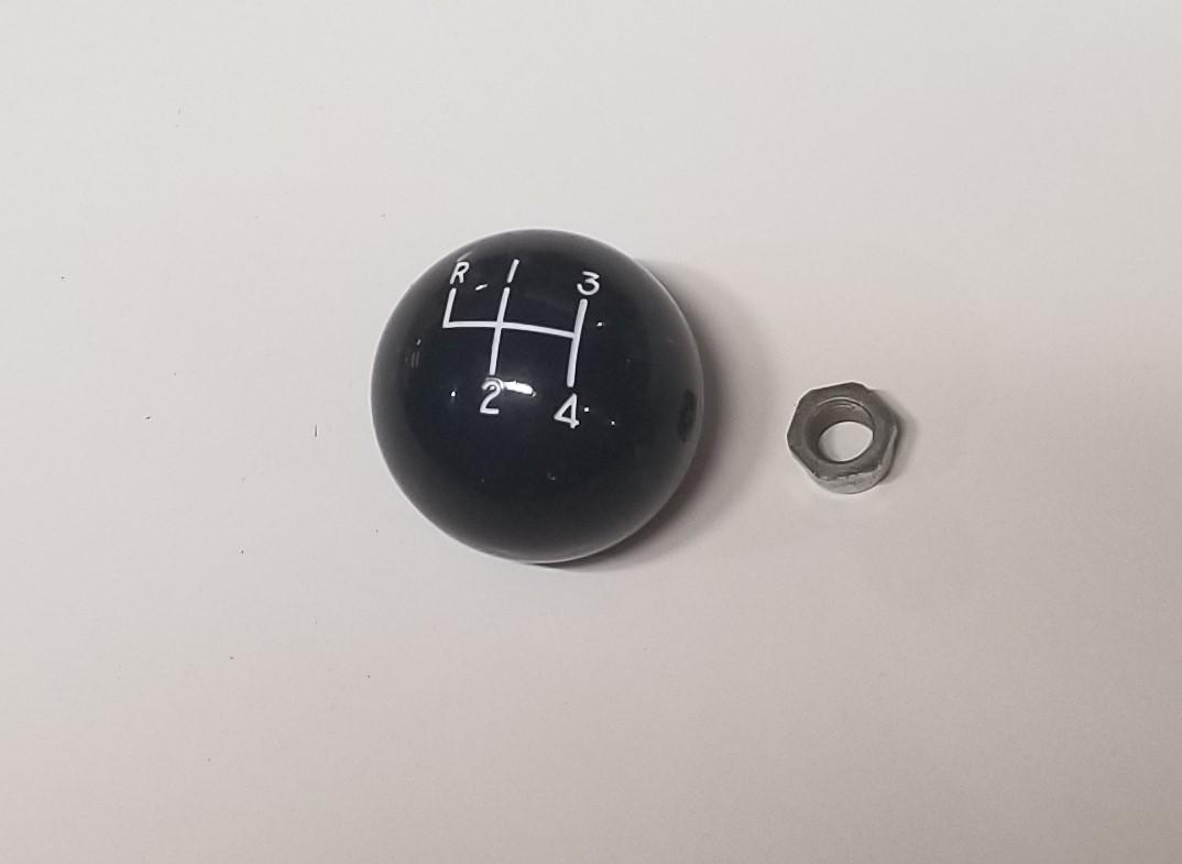 68-69 4-Speed Ball Shifter Shift Handle Black
