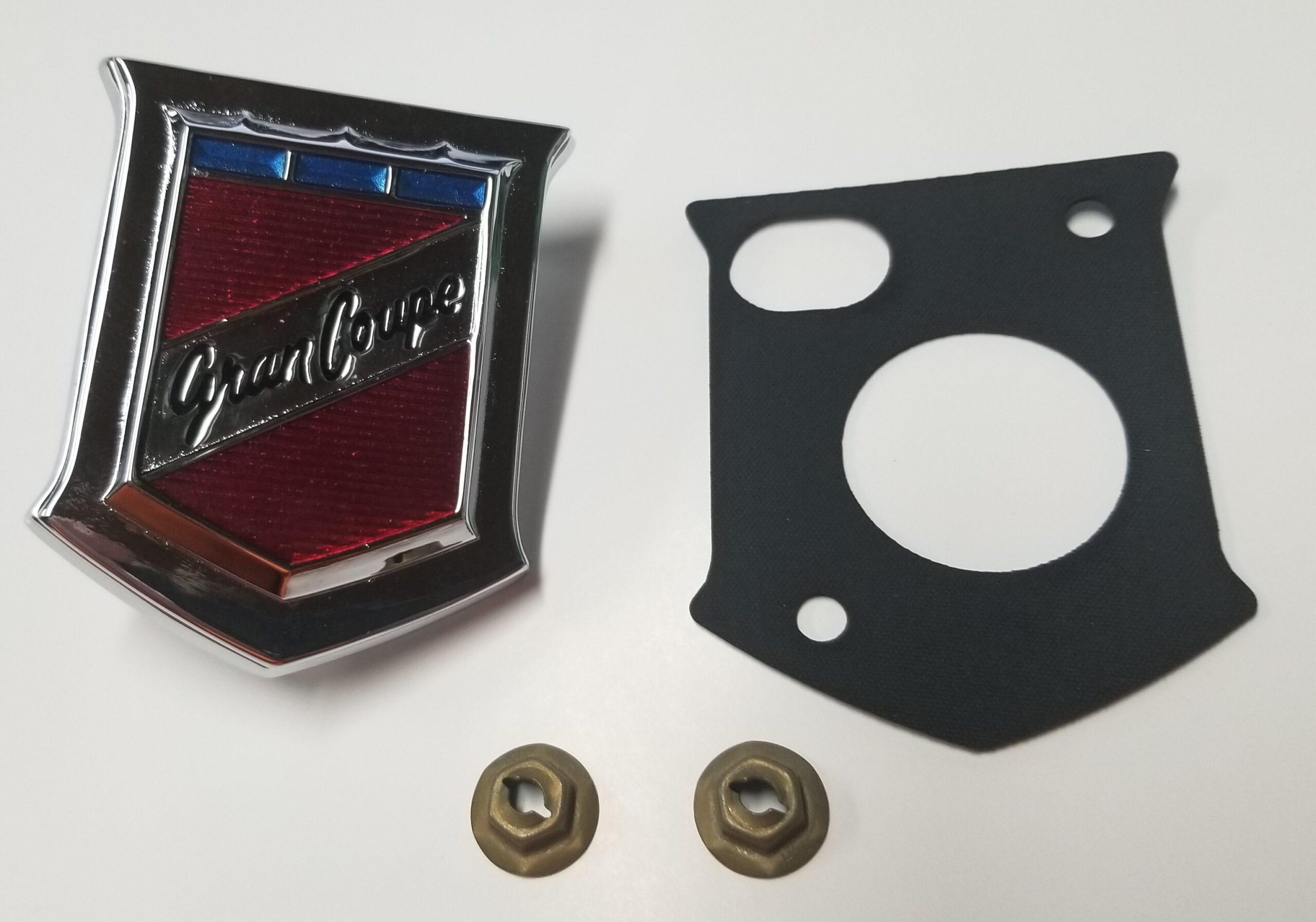 70-71 Barracuda Gran Coupe Trunk Lock Cover Emblem