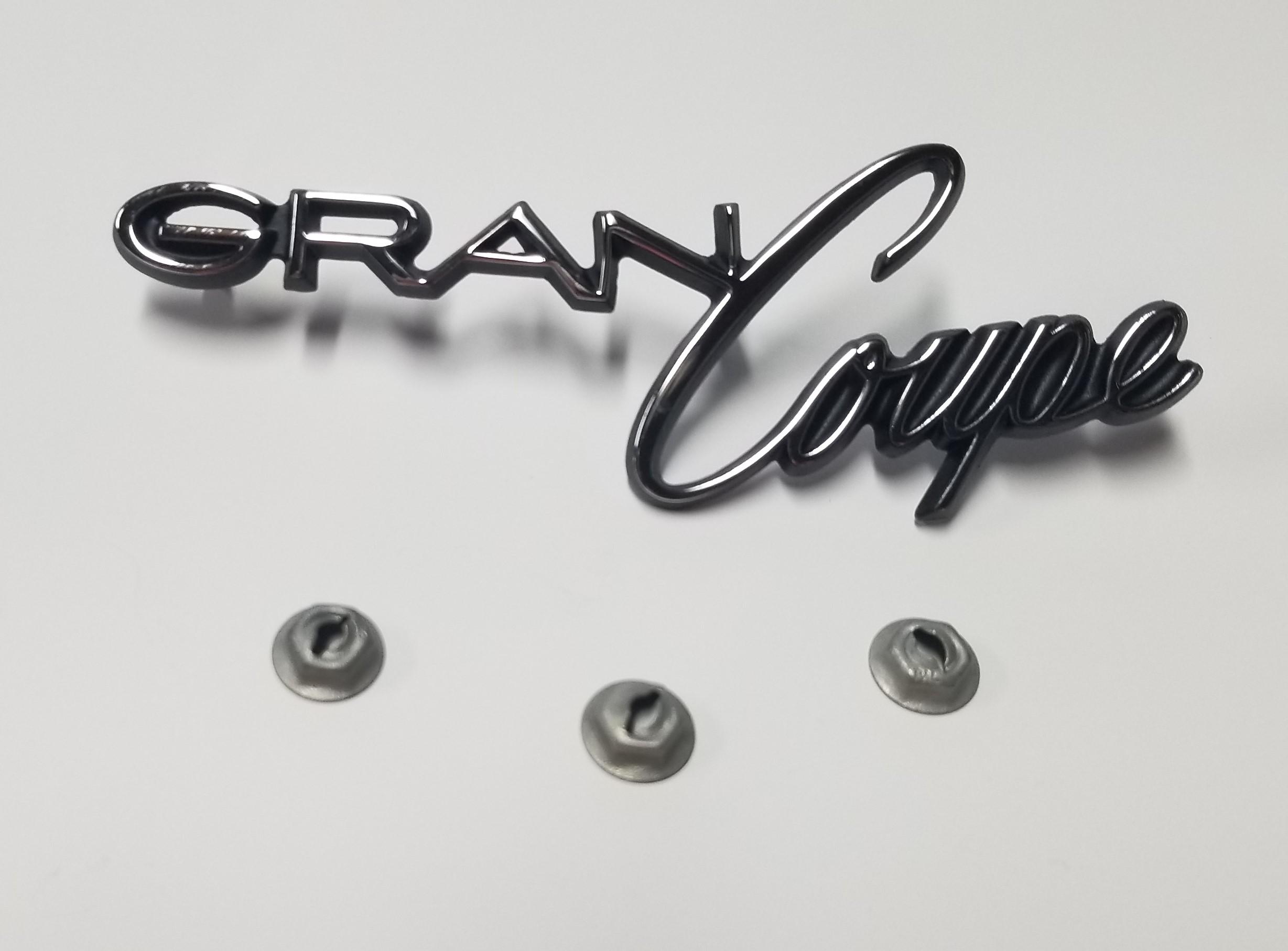 70-71 Barracuda Gran Coupe Door Panel Emblem