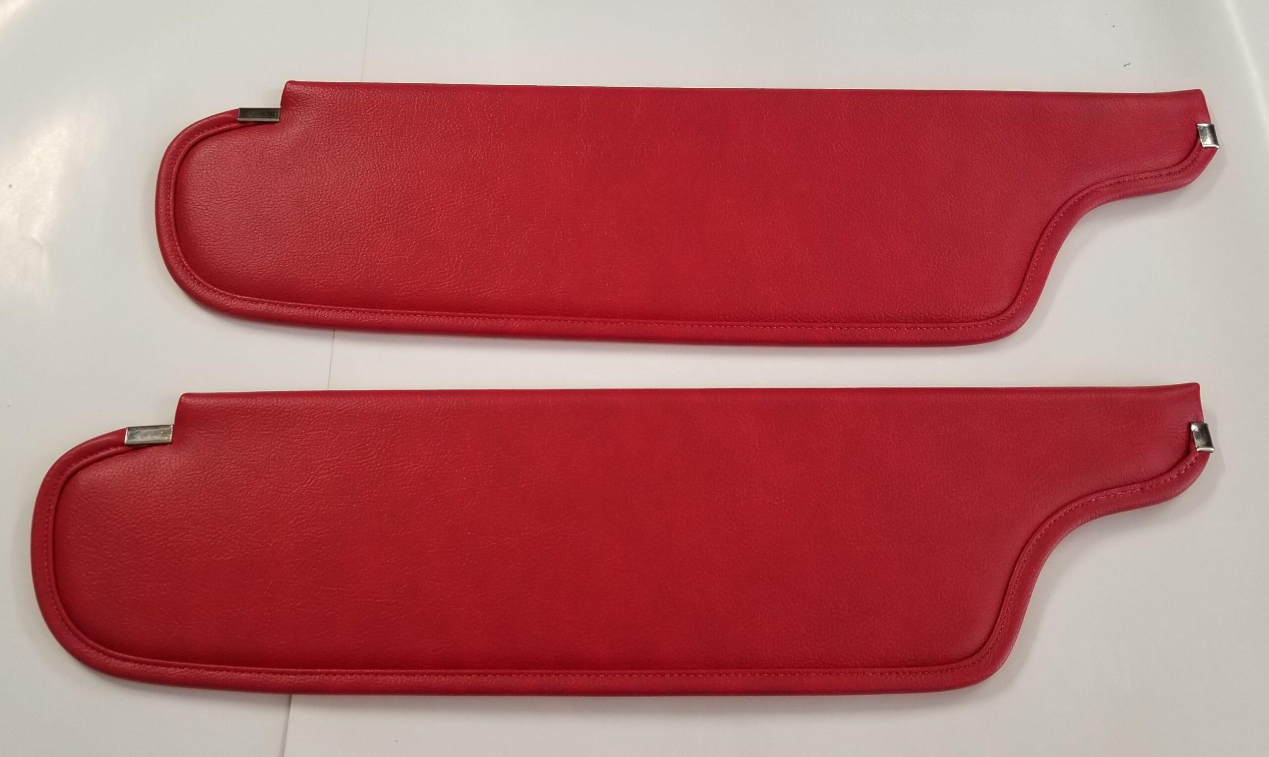 70-71 E-Body Sun Visors Cuda Challenger Hardtop Red