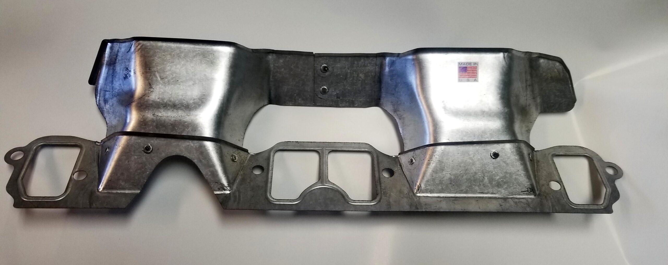 1970 E-body & 1968-1972 A-body (until approx. Jan 24,1972) Mopar 340 hp Drivers side heat shield & gasket assembly