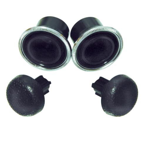 71-72 B & E-Body, Radio Knobs - Set