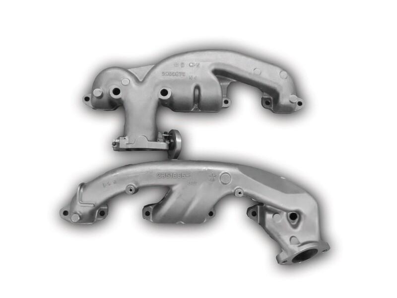 70-71 B&E-Body 383-440HP Exhaust Manifolds (Pair) Date Code August of 70 - 2899879-P - TP-HPEXHMAN/AUG70