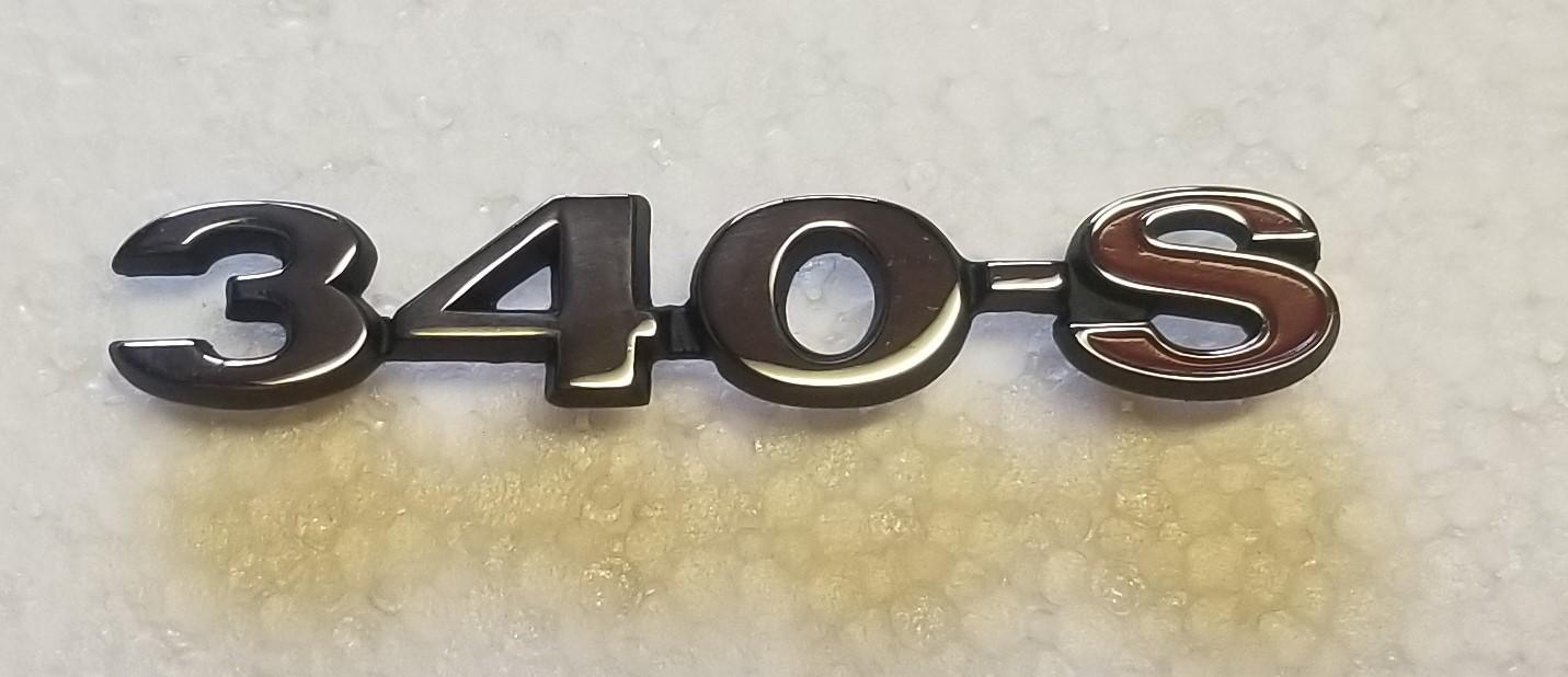 69 Barracuda 340 Formula S Fender Emblem