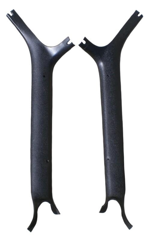 71-74 E-Body, A-Pillar Moldings Mopar - Pair