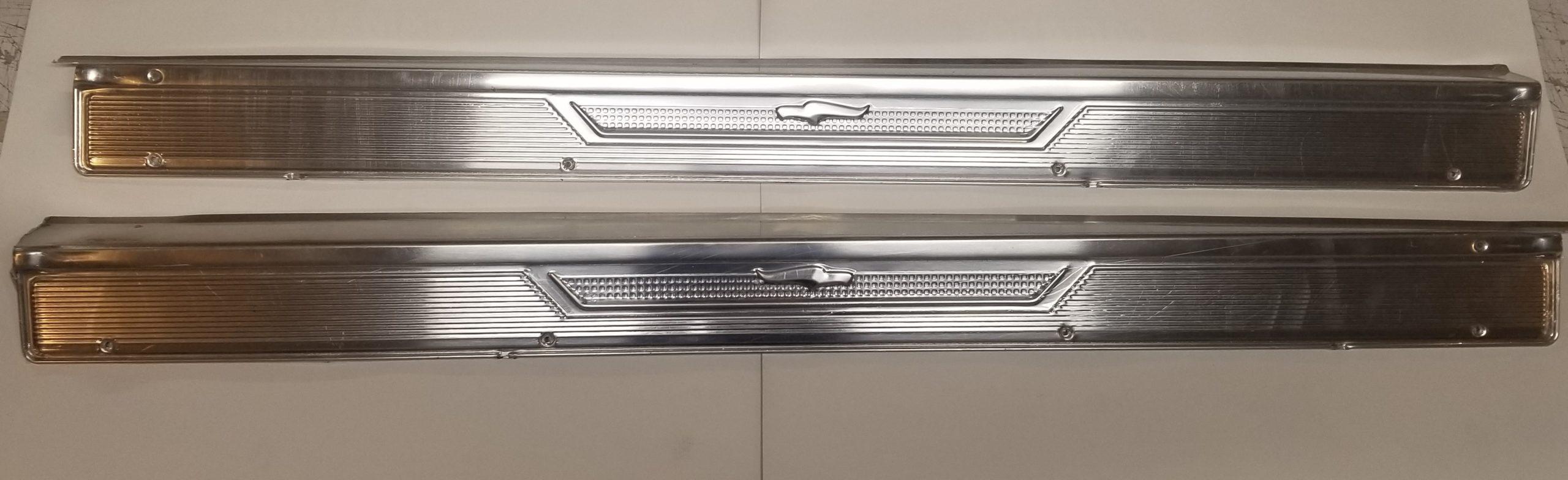 59 Desoto Door Sill Scuff Plates Pair