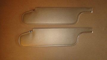 63-65 A-Body Convertible Dart Barracuda Sun Visors Gold Pair
