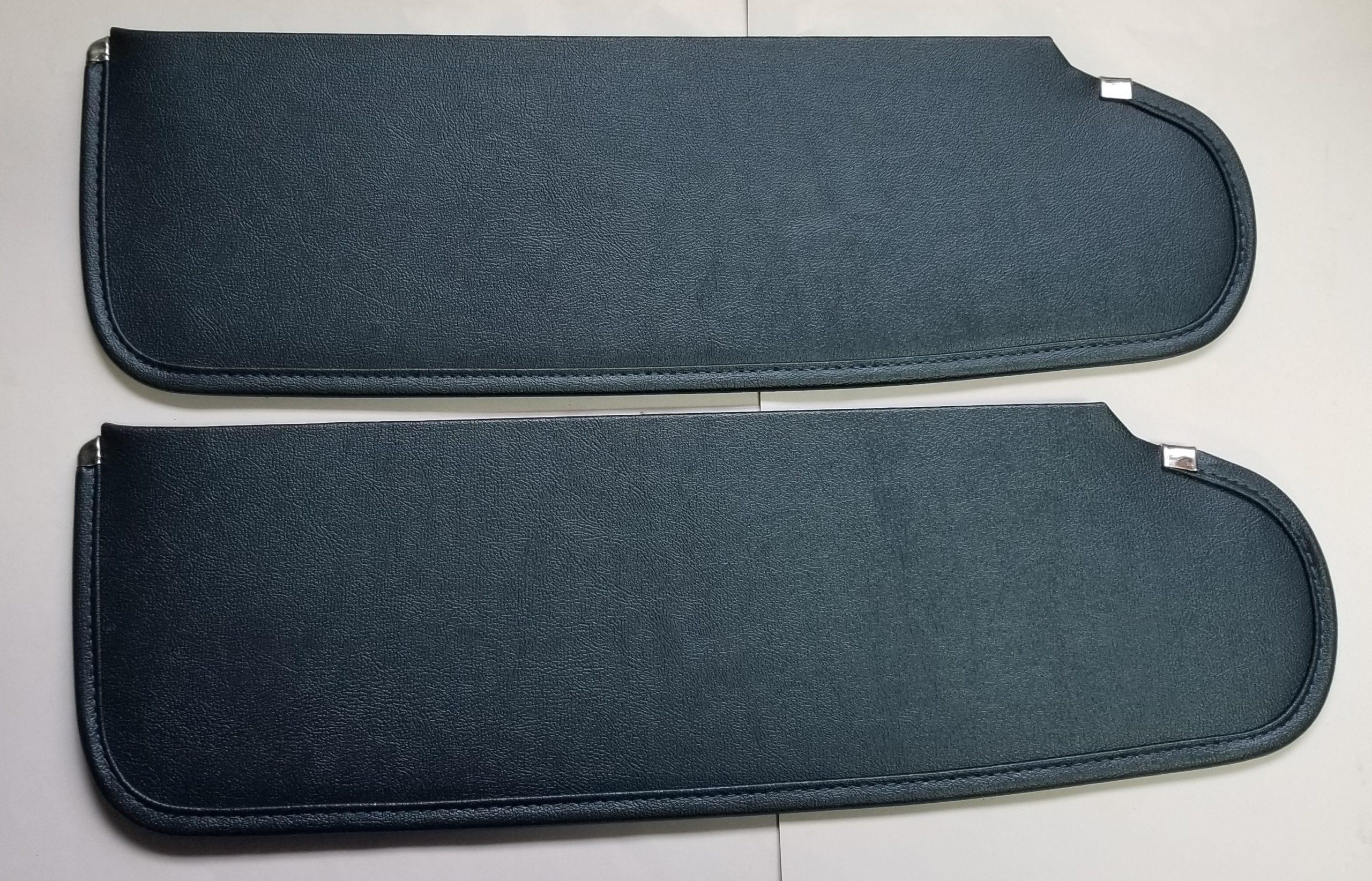 63-66 A-Body Dart Valiant Barracuda, Sun Visors, Metalic Navy - Pair