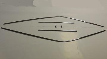 67-76 Dart, Drip Rail Molding - Set