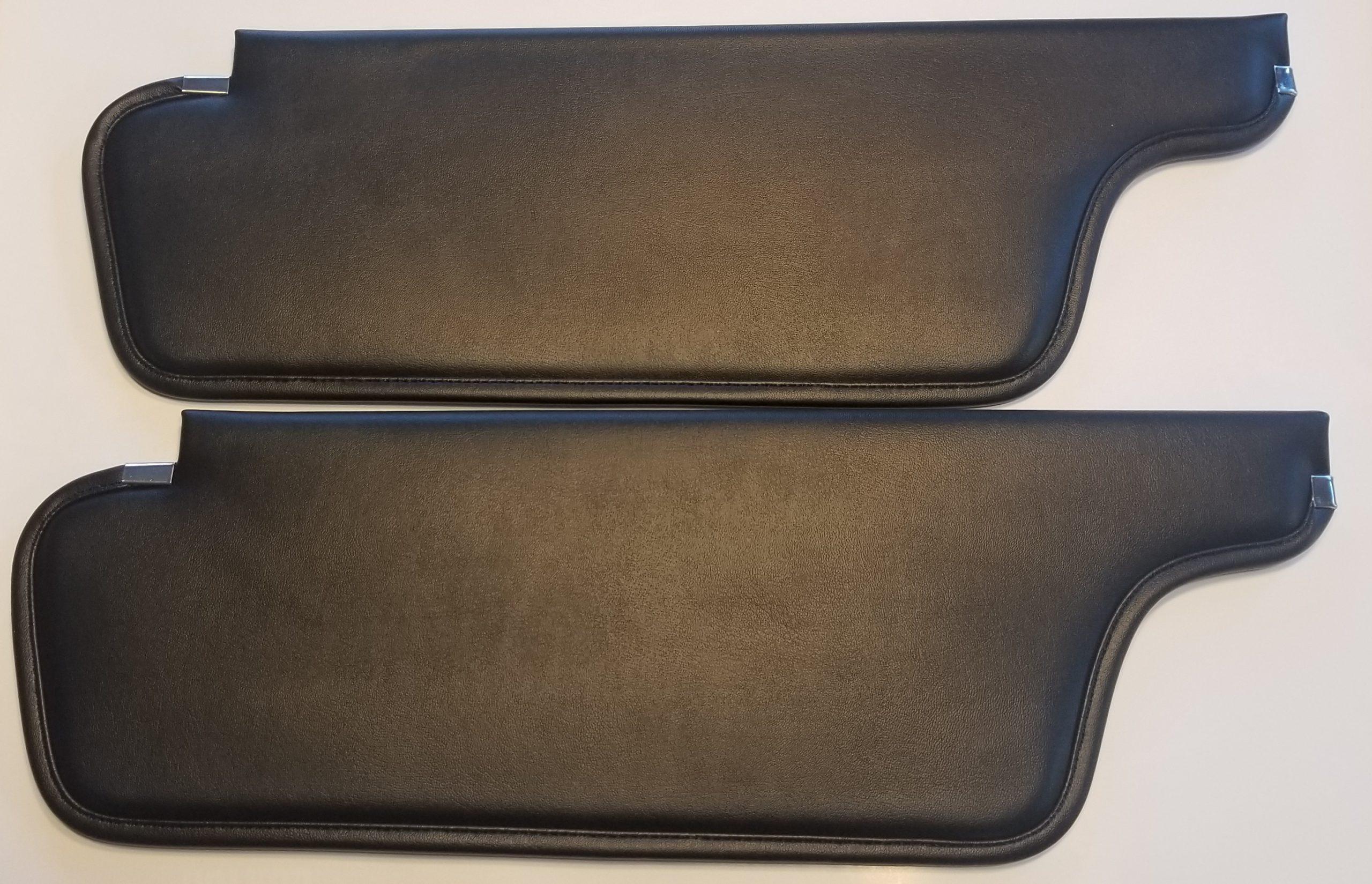 66-68 B and A-Body Black Sun Visors Pair