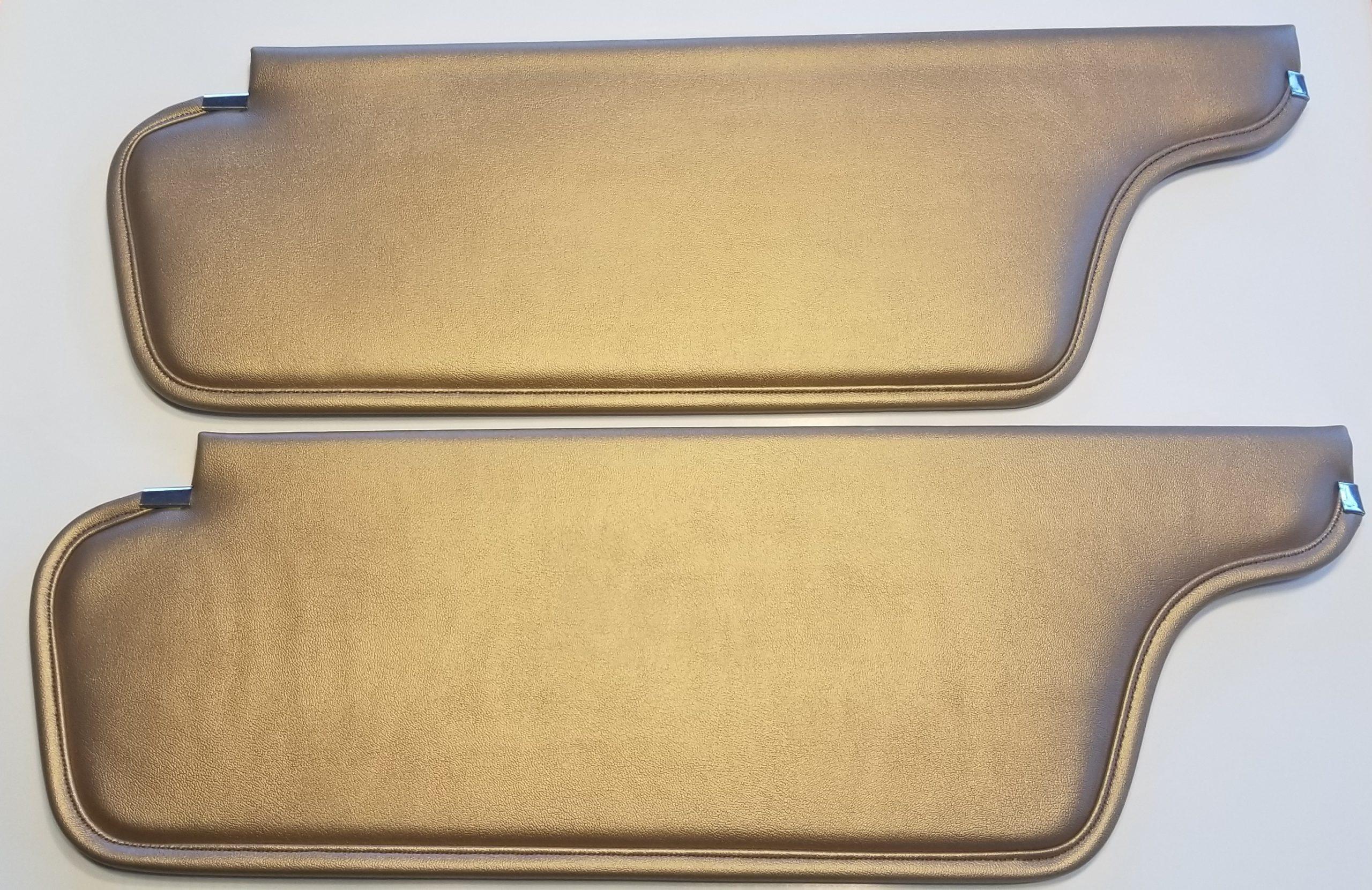 66-68 B and A-Body Gold Sun Visors Pair