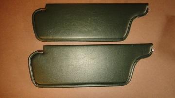 69-70 A B-Body Sun Visors Green Pair