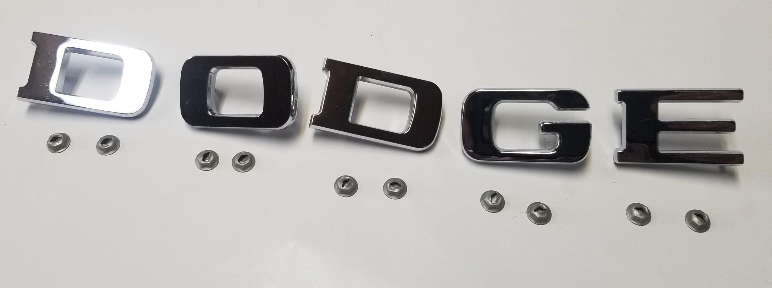69-71 Dodge, Truck Hood Letters - Set