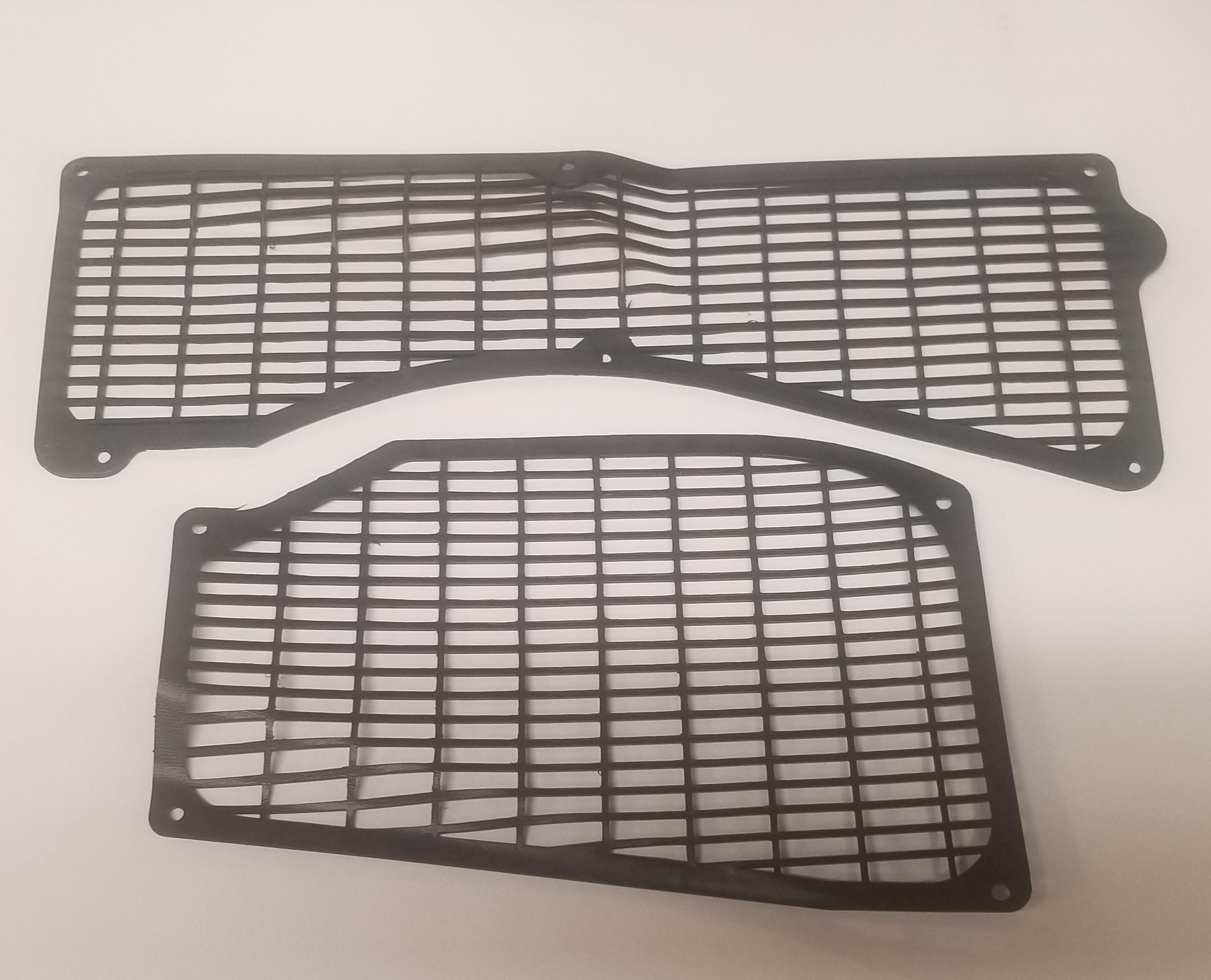 70 E-Body Challenger, Cuda, Cowl Vent Screens - Set