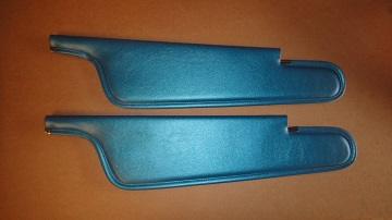 70-71 E-Body Convertible Sun Visors Blue Pair