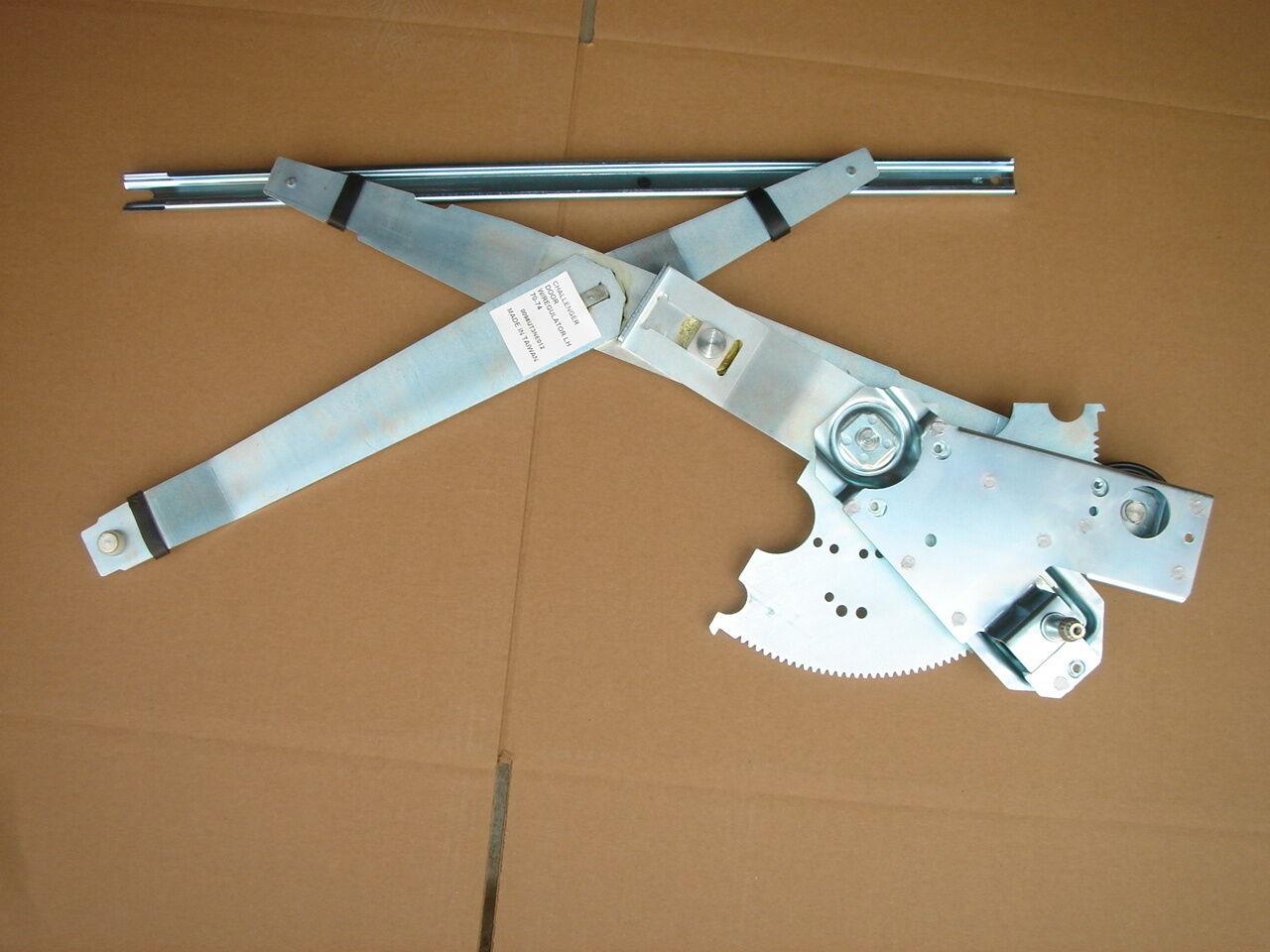 71-74 Challenger E-Body, Window Regulator Driver Side