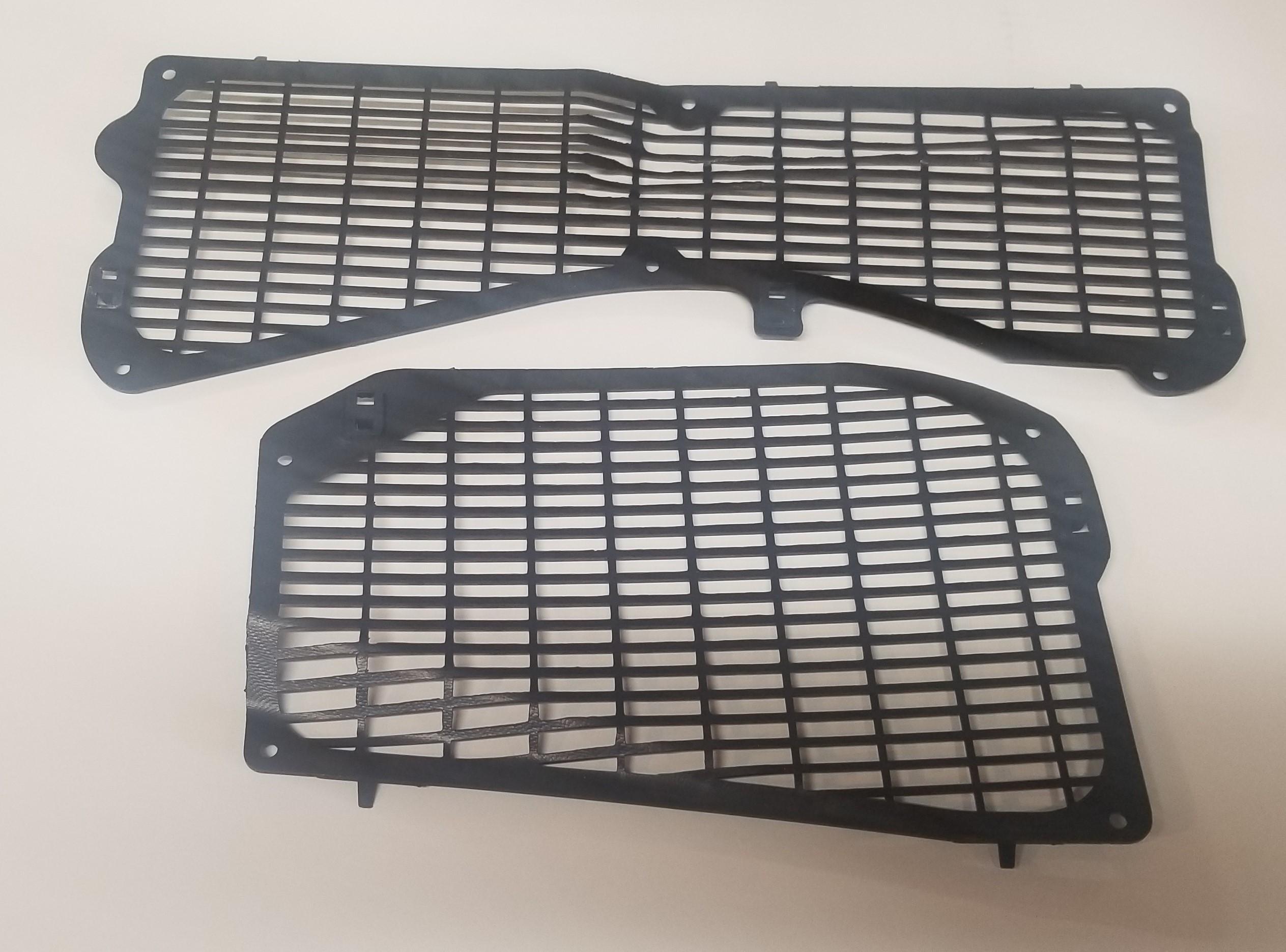 71-74 E-Body Challenger Cuda, Cowl Vent Screens - Set