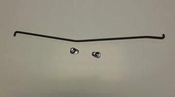 72-74 Cuda Barracuda, Trunk Lock to Latch Rod Kit