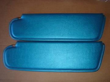 72-73 E-Body Cuda Challenger Sun Visors Blue Pair