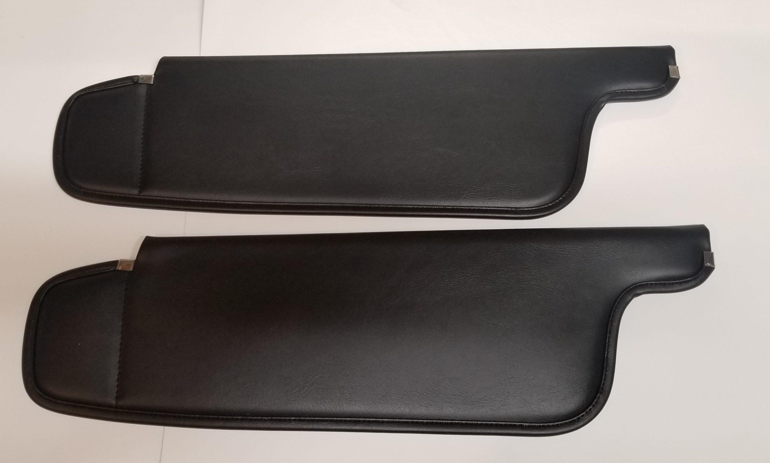 74 B-Body Charger Roadrunner Satellite Sun Visors Black Pair