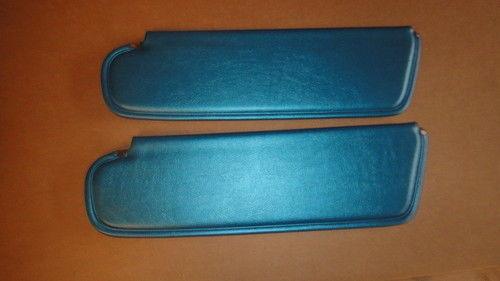 74 E-Body Cuda Challenger Sun Visors Blue Pair