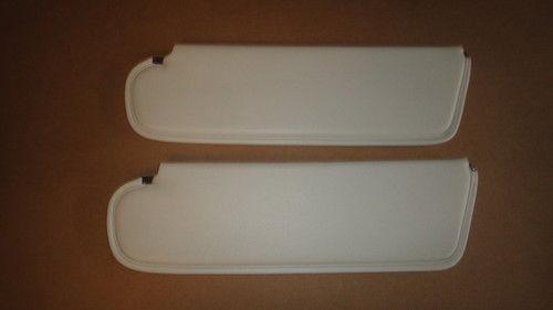 1974 E-Body Pair Sun Visors White Mopar