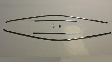 67-69 Barracuda Coupe & Notchback A-Body, Drip Rail Molding - Set