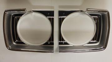 1967 Dart, Headlight Bezels - Pair