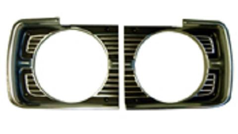 1968 Dart, Headlight Bezels Mopar - Pair