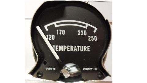 68-70 B-Body Mopar, Water Temperature Gauge Rallye Dash