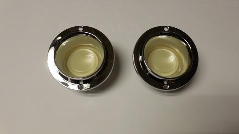 65-70 B & C-Body Mopar, Console Light Housings with Lenses - Pair