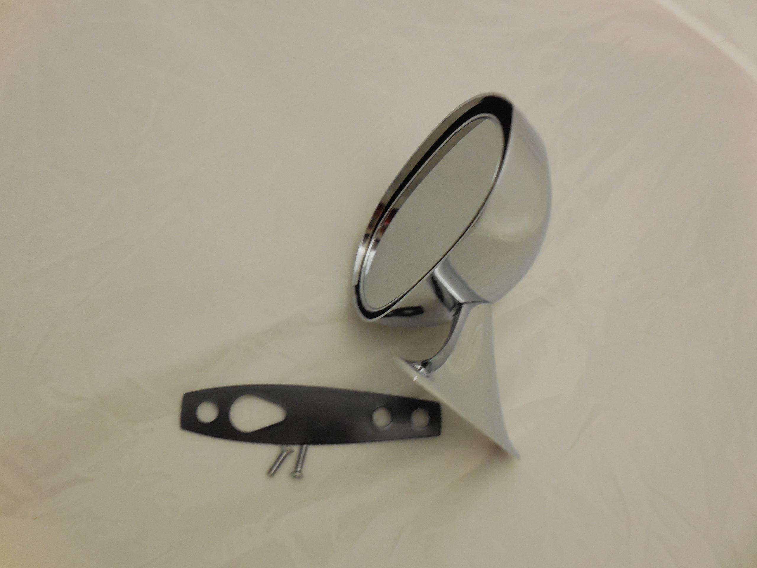 73-74 B-Body, Mirror -Passenger Side -Chrome-Rallye-Mopar