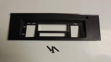 1969 Charger, Super Bee for Rallye Dash, Radio Face Plate Bezel