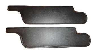 1964 B-Body Mopar, Sun Visor Black Convertible - Pair